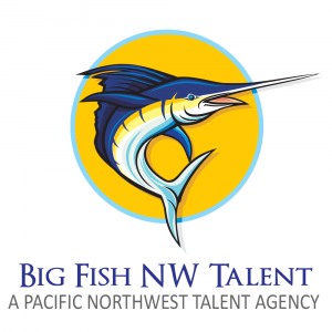 Big fish talent logo square